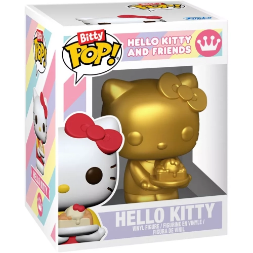 【サンリオ】FANKO pop bittyハローキティアンドフレンズ 金キティー Funko Pop! Hello Kitty Blind Box Gold Hello Kitty and Friends